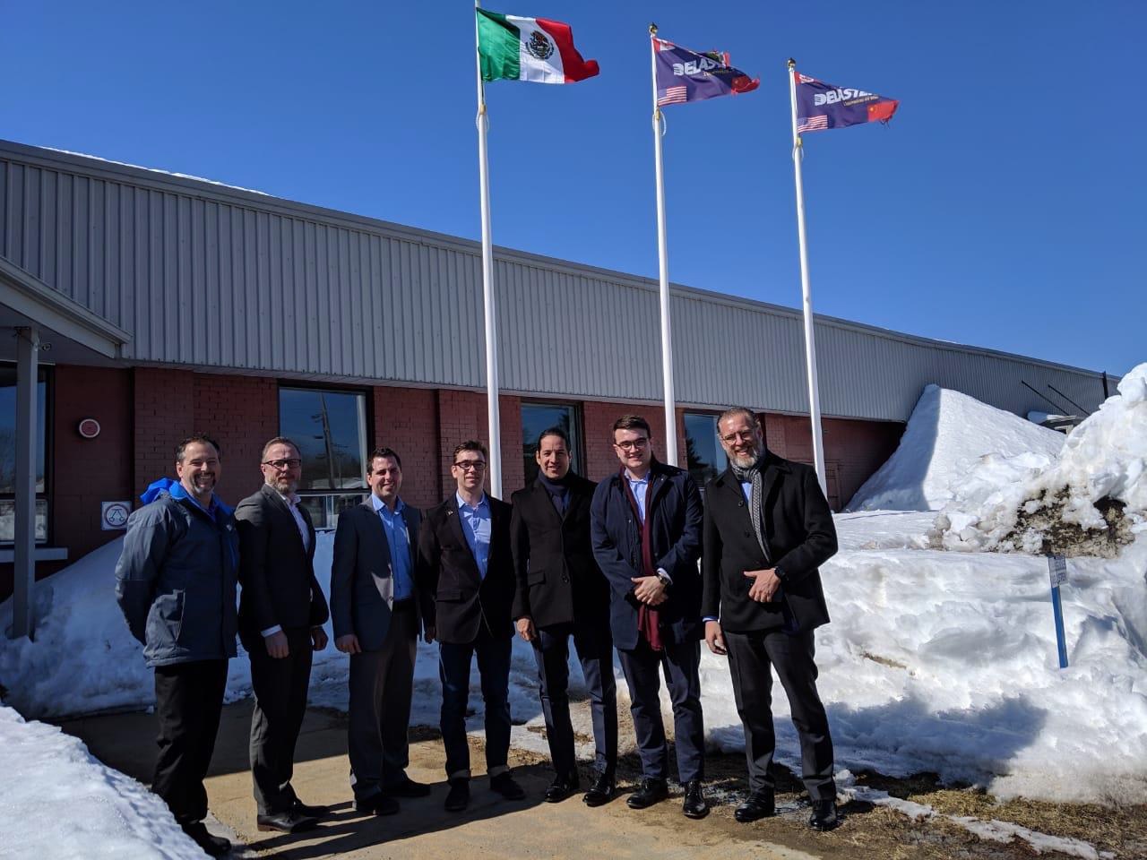 Une délégation mexicaine en visite chez Delastek - L’Hebdo du St-Maurice