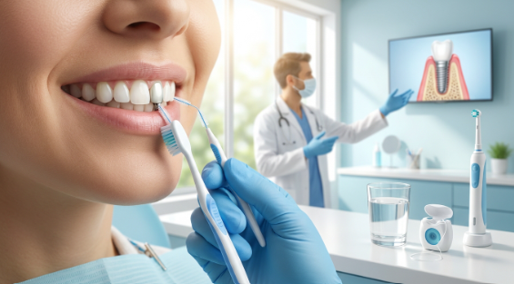 Soin d’implant dentaire